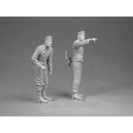 Figuras para Tanque Alemán, Edición Limitada. Escala 1:35. Marca Miniart. Ref: 35283.