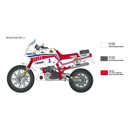 Moto TRIUMPH 3HW. Escala 1:9. Marca Italeri. Ref: 7402.