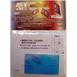 Sticker for simulating Anti reflection coating lens For Merkava Mk.IV. Escala 1:35. Marca AFV Club. Ref: AC35014.