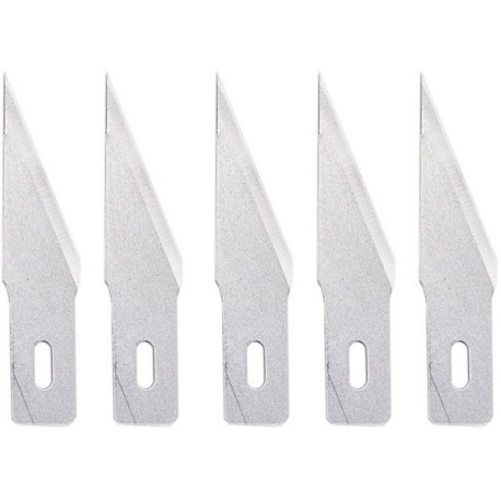 Conjunto de 5 cuchillas Nº2 para cutter 25102 Y 25105. Marca Dismoer. Ref: 25231.