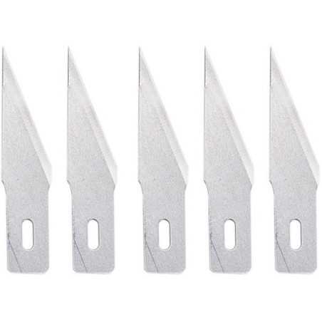Conjunto de 5 cuchillas Nº2 para cutter 25102 Y 25105. Marca Dismoer. Ref: 25231.