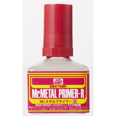 Imprimación para Metales, Transparente. Bote 40 ml. Marca MR.Hobby. Ref: MP242.
