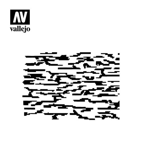 Stencils Camuflaje Pixelado Moderno.  Marca Vallejo . Ref: ST-CAM004.