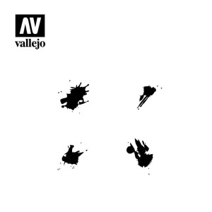 Stencils Salpicaduras Gasolina . Marca Vallejo . Ref: ST-TX004. 2