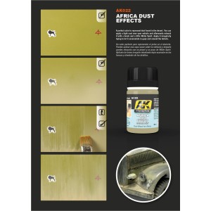 Wash Africa Dust Effects. Bote de 35 ml. Marca AK Interactive. Ref: AK022. 2