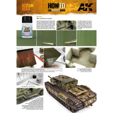 Wet Effects Fluid. Bote de 35 ml. Marca AK Interactive. Ref: AK079.