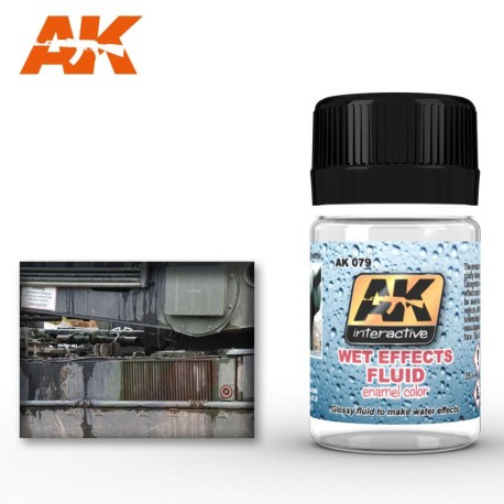 Wet Effects Fluid. Bote de 35 ml. Marca AK Interactive. Ref: AK079.