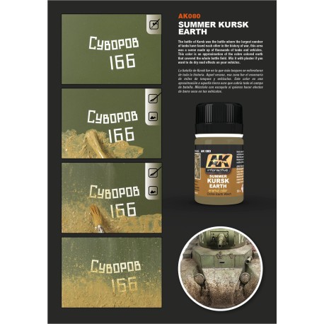 Kursk Earth. Bote de 35 ml. Marca AK Interactive. Ref: AK080.
