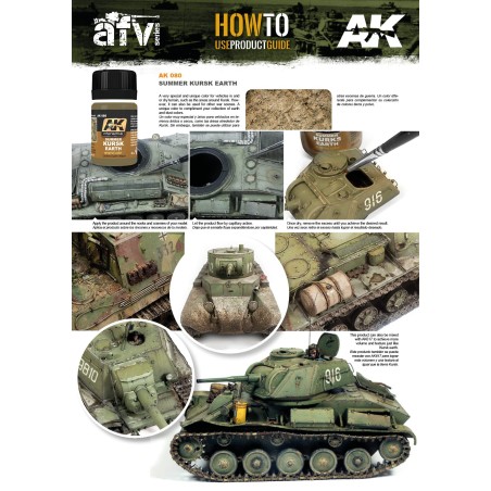 Kursk Earth. Bote de 35 ml. Marca AK Interactive. Ref: AK080.