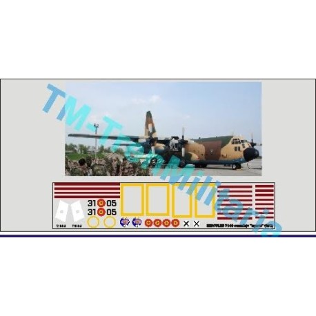 Calcas Avión LOCKHEED Kc-130 HERCULES 31-51, decoración "camuflaje "lagarto". Escala 1:48. Marca Trenmilitaria. Ref: 000_5497.