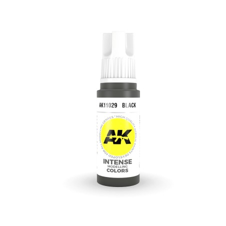 Acrílicos de 3rd Generación, SMOKE BLACK – STANDARD. Bote 17 ml. Marca Ak-Interactive. Ref: Ak11029.
