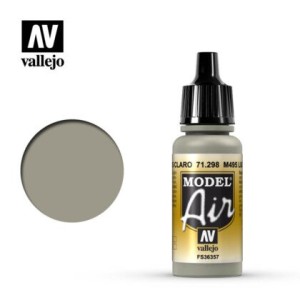 Acrilico Model air, M495 Gris Claro. Bote 17 ml. Marca Vallejo. Ref: 71.298.