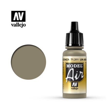 Acrilico Model air, IJN Gris Ceniza. Bote 17 ml. Marca Vallejo. Ref: 71.311.