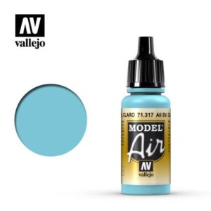 Acrilico Model air, AII SV. Gol Azul Claro. Bote 17 ml. Marca Vallejo. Ref: 71.317.