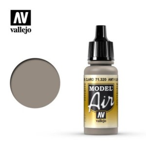 Acrilico Model air, AMT-1 Marrón Grisáceo Claro. Bote 17 ml. Marca Vallejo. Ref: 71.320.