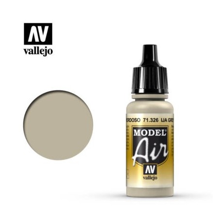 Acrilico Model air, IJA Gris Verdoso. Bote 17 ml. Marca Vallejo. Ref: 71.326.