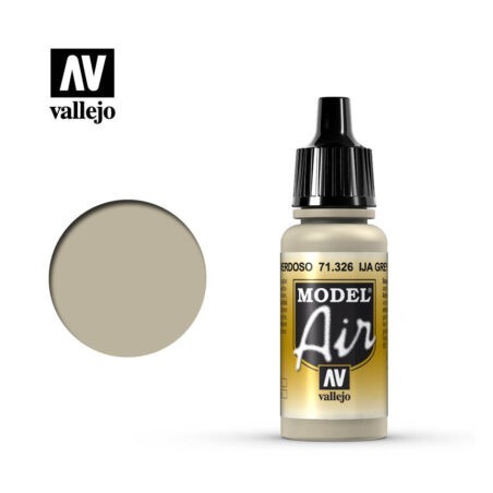 Acrilico Model air, IJA Gris Verdoso. Bote 17 ml. Marca Vallejo. Ref: 71.326.