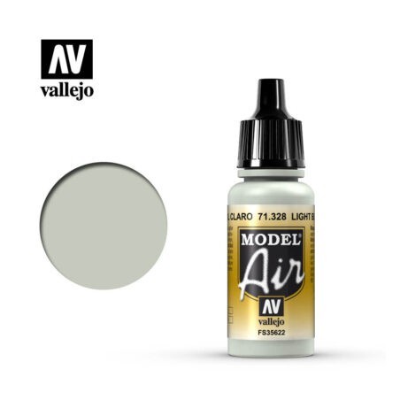 Acrilico Model air, Azul Claro. Bote 17 ml. Marca Vallejo. Ref: 71.328.