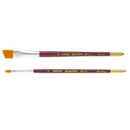 Pincel de Toray Nº 10, corte diagonal. Marca Springer pinsel. Ref: 2057.10.
