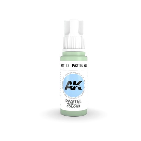 Acrílicos de 3rd Generación, PASTEL BLUE– PASTEL. Bote 17 ml. Marca Ak-Interactive. Ref: Ak11168.