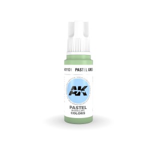 Acrílicos de 3rd Generación, PASTEL GREEN– PASTEL. Bote 17 ml. Marca Ak-Interactive. Ref: Ak11131. 2