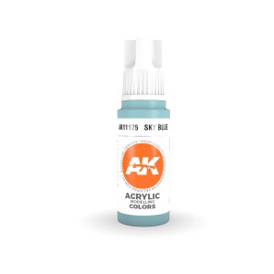 Acrílicos de 3rd Generación, SKY BLUE– STANDARD. Bote 17 ml. Marca Ak-Interactive. Ref: Ak11175. 2