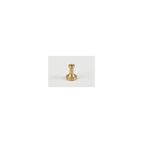 Pedestal liso en latón c/ agujero, 26 mm de altura. 1 und. Marca Amati. Ref: 569090.