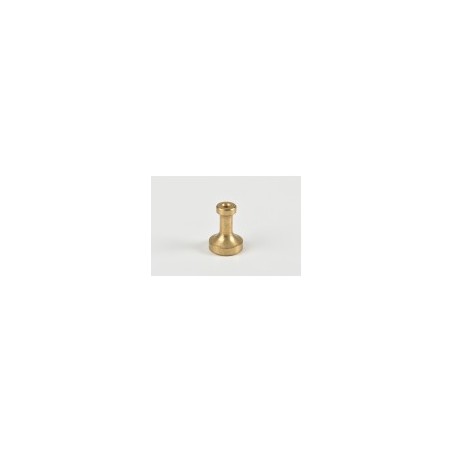 Pedestal liso en latón c/ agujero, 26 mm de altura. 1 und. Marca Amati. Ref: 569090.
