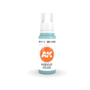 Acrílicos de 3rd Generación,  SNOW BLUE – STANDARD. Bote 17 ml. Marca Ak-Interactive. Ref: Ak11174. 2