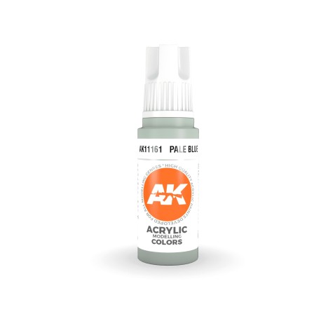 Acrílicos de 3rd Generación,  PALE BLUE – STANDARD. Bote 17 ml. Marca Ak-Interactive. Ref: Ak11161.