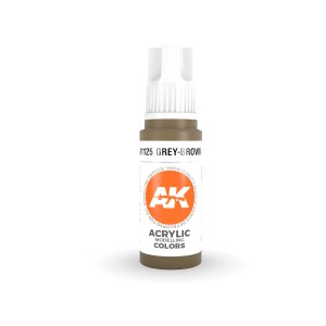Acrílicos de 3rd Generación,  GREY-BROWN– STANDARD. Bote 17 ml. Marca Ak-Interactive. Ref: Ak11125. 2