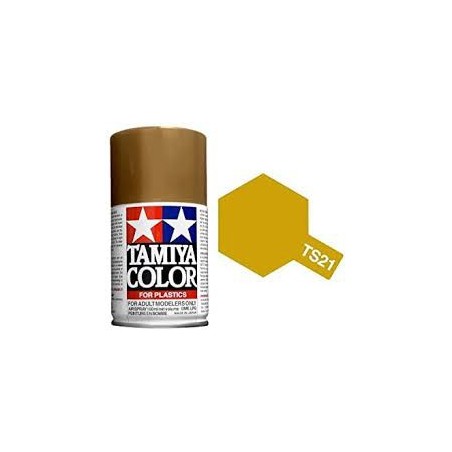 Spray Gold, Oro (85021). Bote 100 ml. Marca Tamiya. Ref: TS-21.