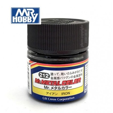 Mr.Metal Color, Iron. Bote 10 ml. Marca MR.Hobby. Ref: MC212.