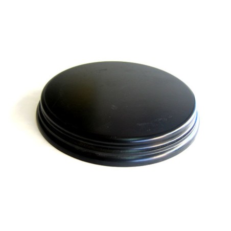 PEANA Redonda 22 mm Altura, parte superior 15 cm, Fabricada en MDF , lacado Negro. Marca Peanas.net. Ref: 8031N.