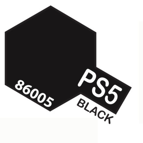 Spray Policarbonato Negro. Bote 100 ml. Marca Tamiya. Ref: PS-05.