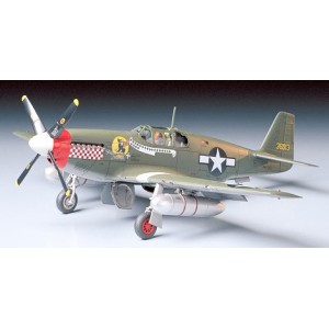 North American P-51B Mustang. Escala 1:48. Marca Tamiya. Ref: 61042.