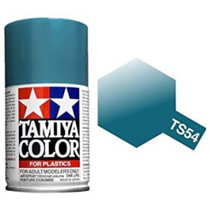 Spray Light metallic blue (85054). Bote 100 ml. Marca Tamiya. Ref: TS-54.