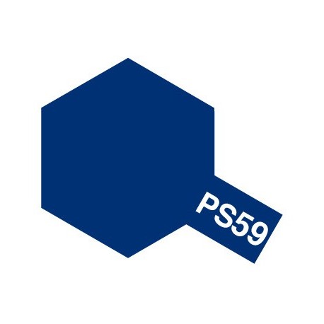 Spray Policarbonato  Dark metallic blue. Bote 100 ml. Marca Tamiya. Ref: PS-59.
