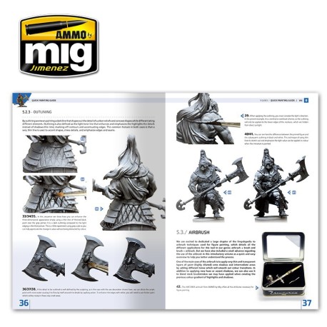 Enciclopedia TEC. M. FIGURAS VOL. 0, MODELADO, Guia Rápida Pintura. Marca Ammo Mig. Ref: AMIG6230.
