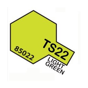 Spray Light Green gloss, Verde claro brillo (85022). Bote 100 ml. Marca Tamiya. Ref: TS-22. 2