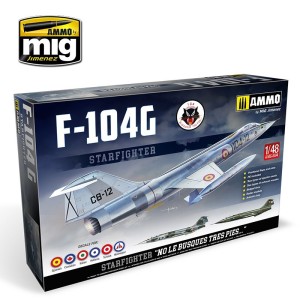 F-104 G STARFIGHTER. Escala 1:48. Marca Ammo Mig Jimenez. Ref: AMIG8504.