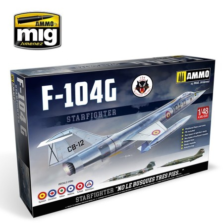 F-104 G STARFIGHTER. Escala 1:48. Marca Ammo Mig Jimenez. Ref: AMIG8504.