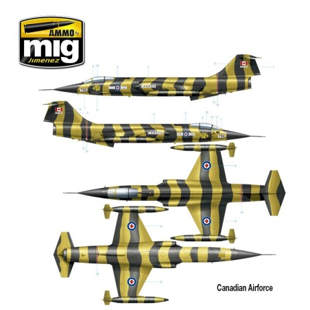 F-104 G STARFIGHTER. Escala 1:48. Marca Ammo Mig Jimenez. Ref: AMIG8504.