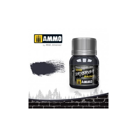 DRYBRUSH Gris Panzer. Bote 40 ml. Marca Ammo by Mig Jimenez. Ref: AMIG0604.