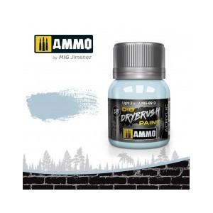 DRYBRUSH Azul Claro  . Bote 40 ml. Marca Ammo by Mig Jimenez. Ref: AMIG0613.