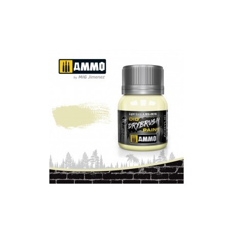 DRYBRUSH Arena Clara. Bote 40 ml. Marca Ammo by Mig Jimenez. Ref: AMIG0616.