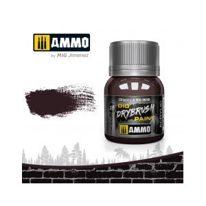 DRYBRUSH Desconchones. Bote 40 ml. Marca Ammo by Mig Jimenez. Ref: AMIG0618.