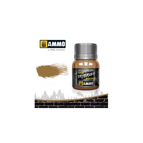 DRYBRUSH Ladrillo Claro. Bote 40 ml. Marca Ammo by Mig Jimenez. Ref: AMIG0626.