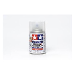 Imprimación para Policarbonato y Naylon. Spray 100 ml. Marca Tamiya. Ref: 87152.