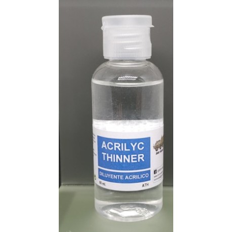 Diluyente Acrílico. Bote 60ml. Marca BMR. 